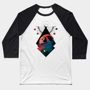 Chimp in Space Baseball T-Shirt